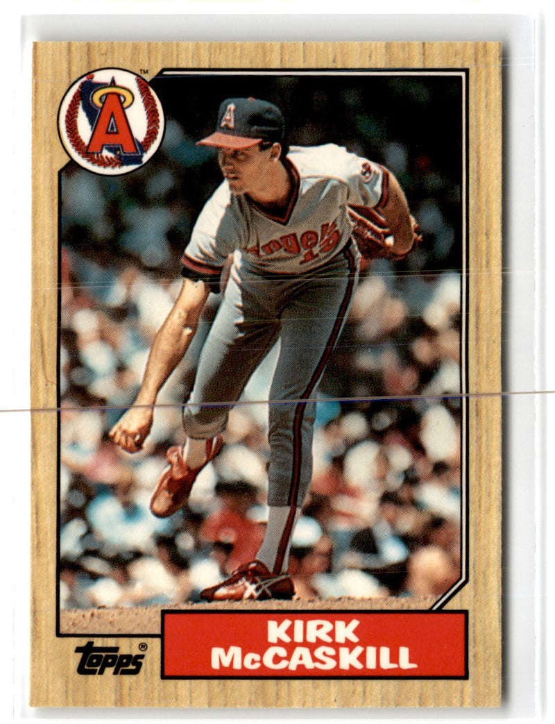 1987 Topps Tiffany Kirk McCaskill