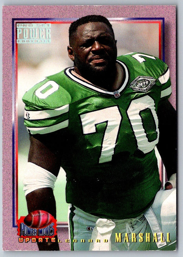 1993 Pro Set Power Update Moves Leonard Marshall #PMUD46