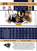 2011 Score Cadillac Williams