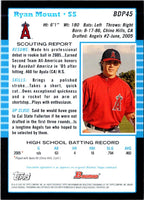 2005 Bowman Draft Picks & Prospects Ryan Mount #BDP45 Rookie