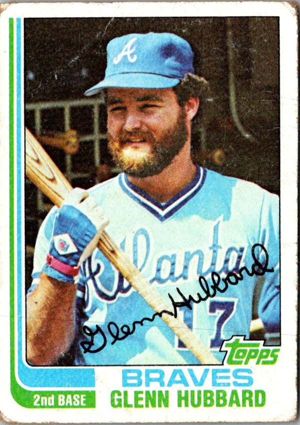 1982 Topps Glenn Hubbard #482