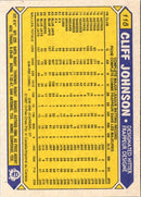 1987 Topps Cliff Johnson