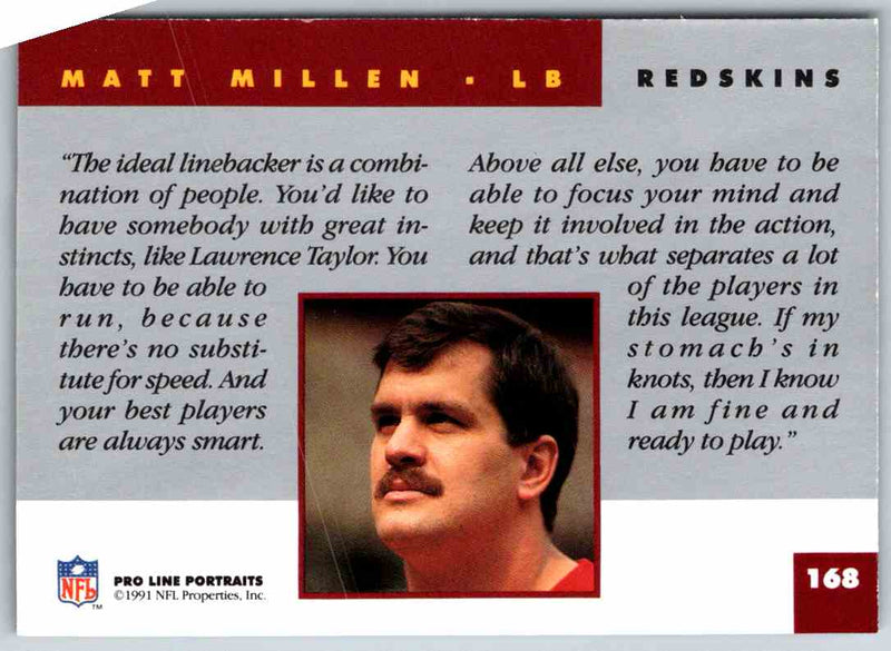 1991 ProLine Matt Millen