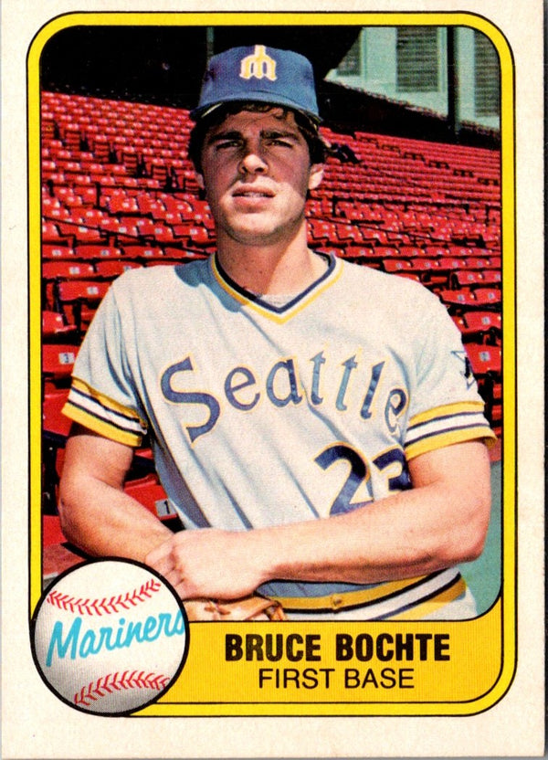 1981 Fleer Bruce Bochte #600