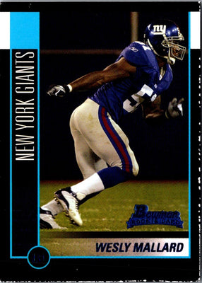 2002 Bowman Wesly Mallard #229 Rookie