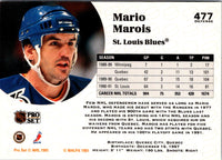 1991 Pro Set Mario Marois #477