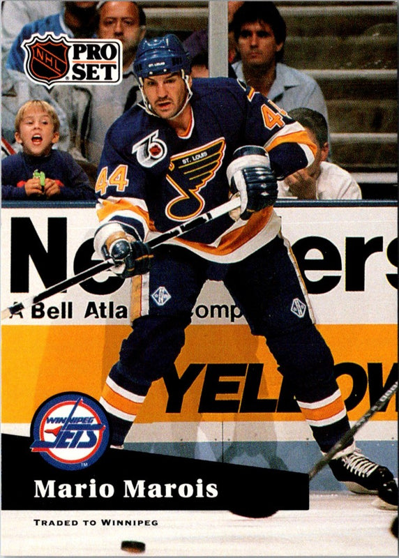 1991 Pro Set Mario Marois #477