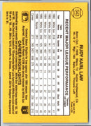 1986 Donruss Rudy Law