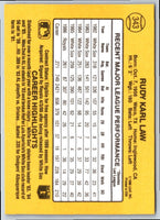 1986 Donruss Rudy Law #632
