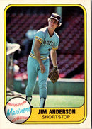 1981 Fleer Jim Anderson