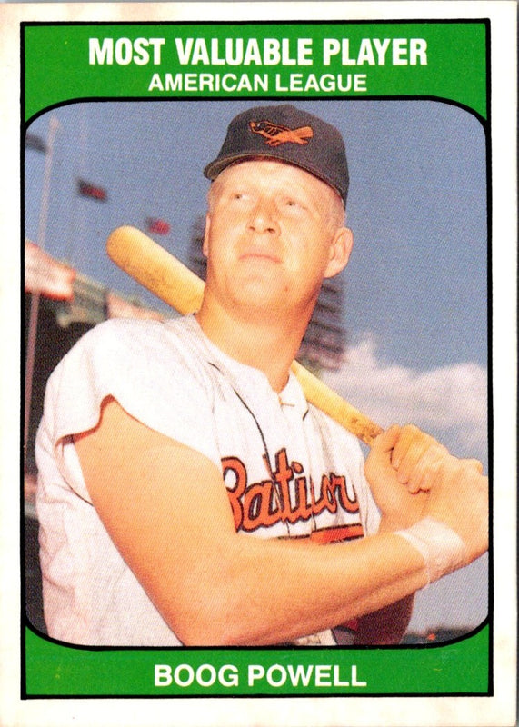 1985 TCMA Most Valuable Players American League Boog Powell #NNO