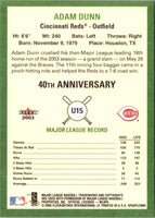 2003 Fleer Tradition Update Adam Dunn #15