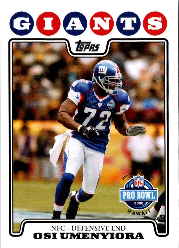 2008 Topps Osi Umenyiora #303