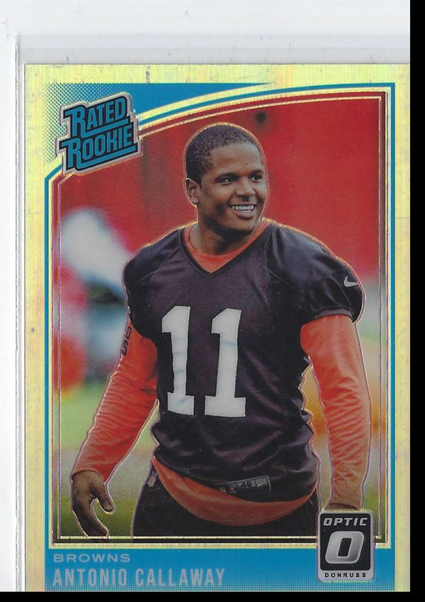 2018 Donruss Optic Antonio Callaway #191 Rookie