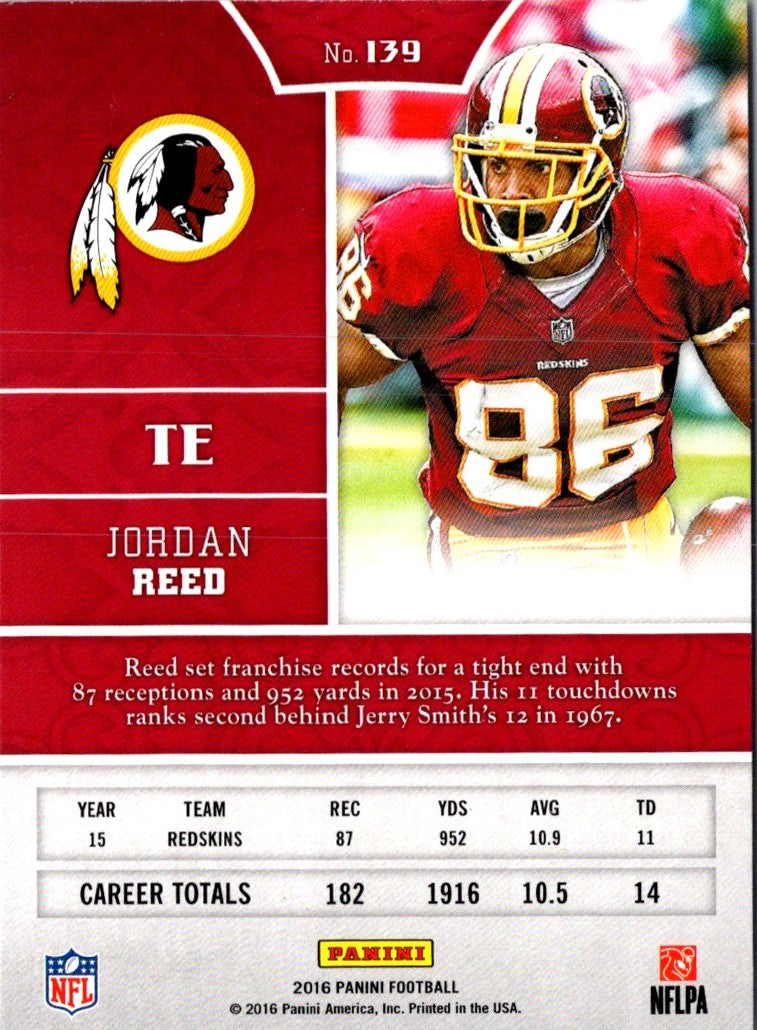 2016 Panini Jordan Reed