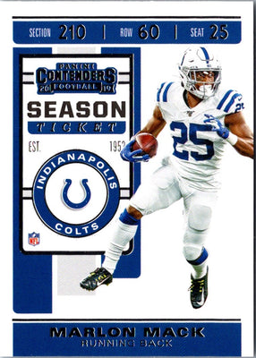 2019 Panini Marlon Mack #31