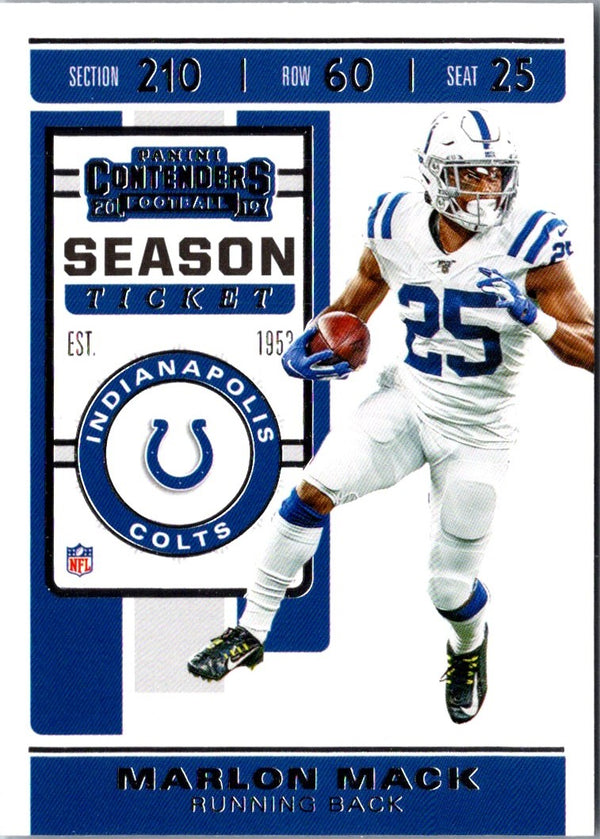 2019 Panini Marlon Mack #31