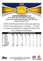 2012 Topps Antwan Barnes #309