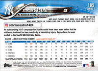 2018 Topps Starlin Castro #109
