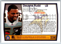 1999 Topps Collection Dwayne Rudd #238