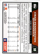 2008 Topps Kickoff Chad Pennington