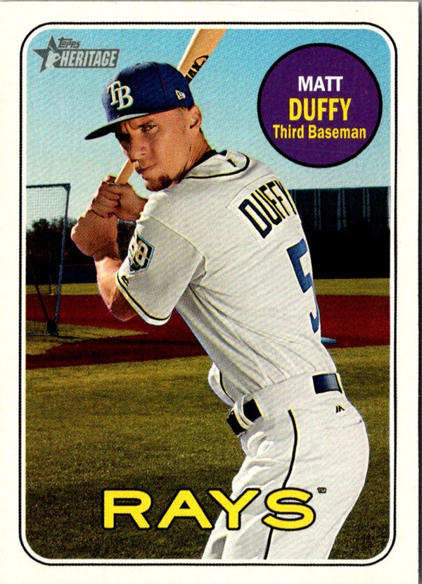 2018 Topps Heritage Matt Duffy #514
