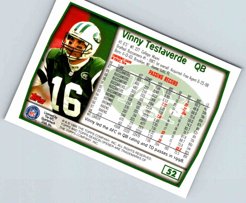 1999 Topps Vinny Testaverde