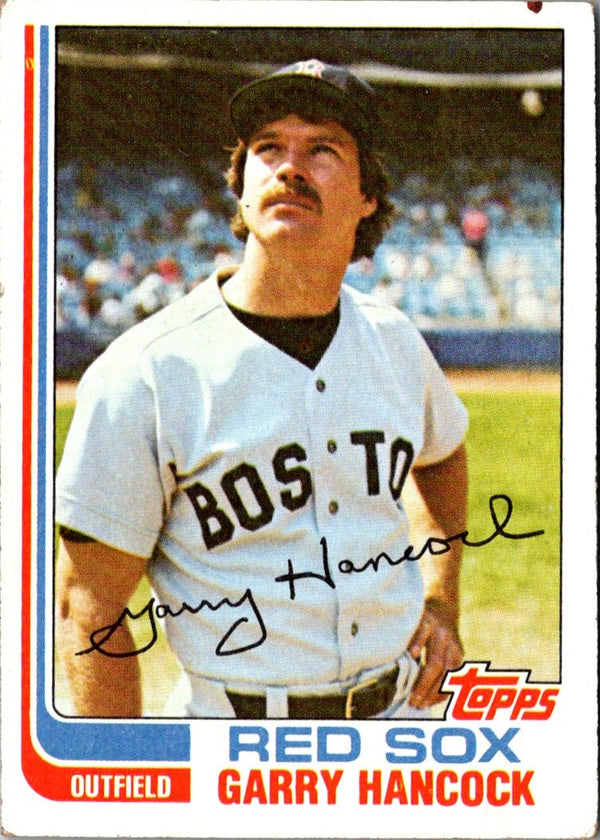 1982 Topps Garry Hancock #322