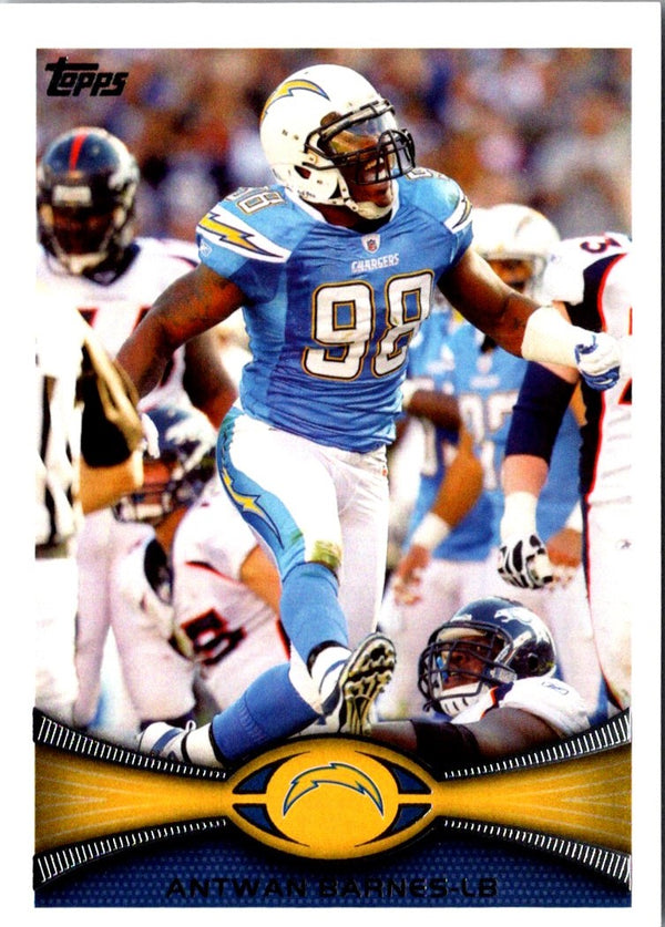 2012 Topps Antwan Barnes #309