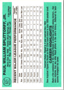 1984 Donruss Paul Splittorff