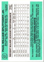1984 Donruss Paul Splittorff #521