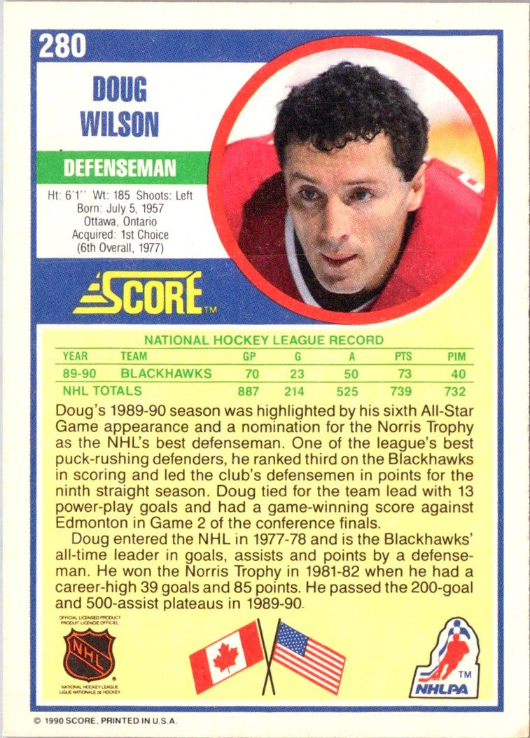 1990 Score Doug Wilson