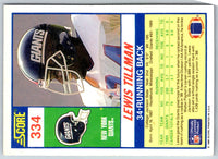 1990 Score Lewis Tillman #334