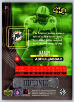1999 Upper Deck Ionix Karim Abdul-Jabbar #31