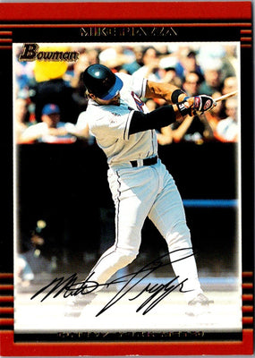 2002 Bowman Mike Piazza #100