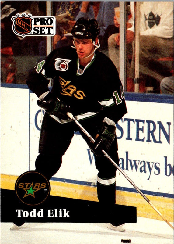 1991 Pro Set Todd Elik #410