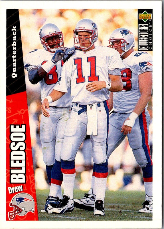 1996 Collector's Choice Drew Bledsoe #96