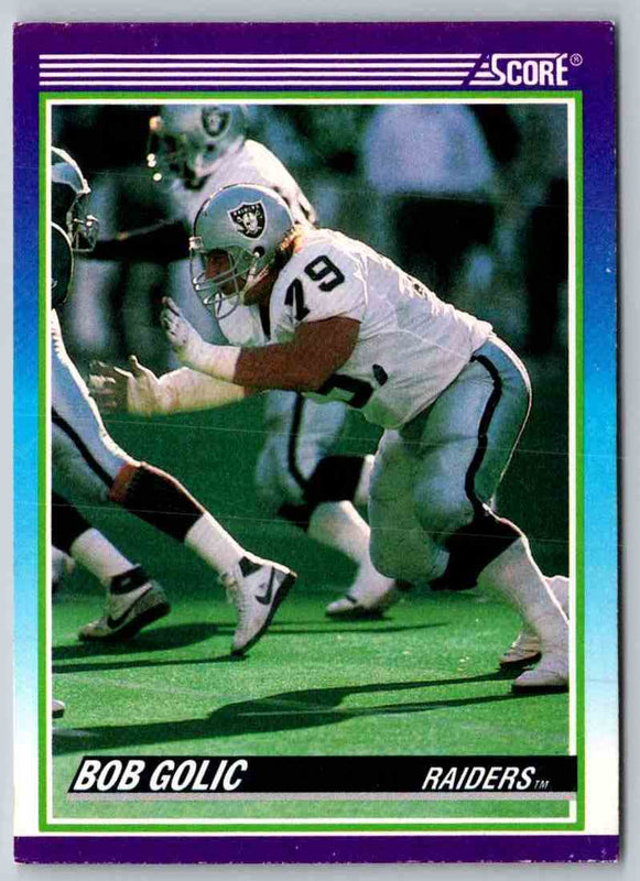 1990 Score Bob Golic #512