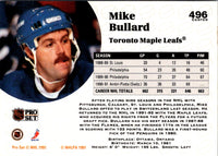 1991 Pro Set Mike Bullard #496