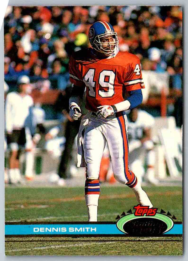 1991 Topps Stadium Club Football Dennis Smith #270