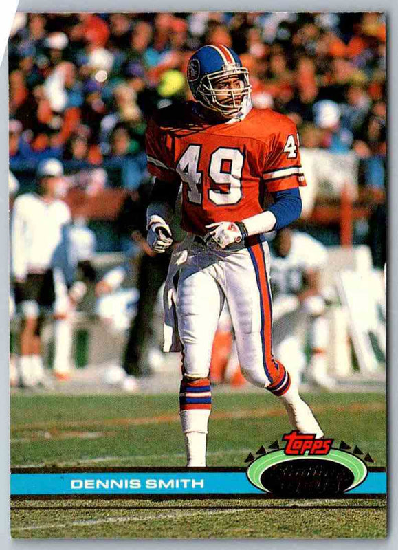 1991 Topps Stadium Club Football Dennis Smith #270