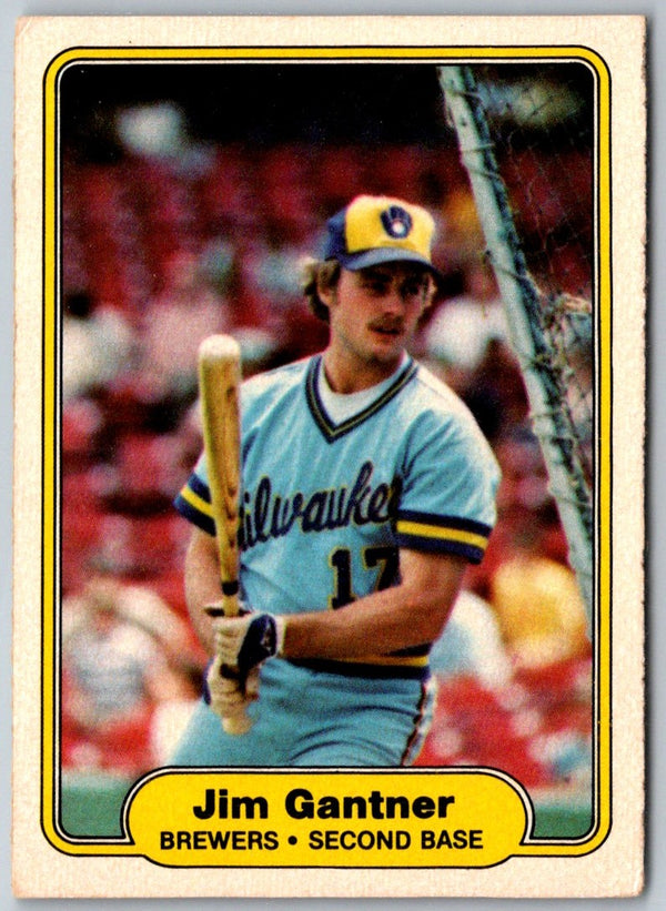 1982 Fleer Jim Gantner #142