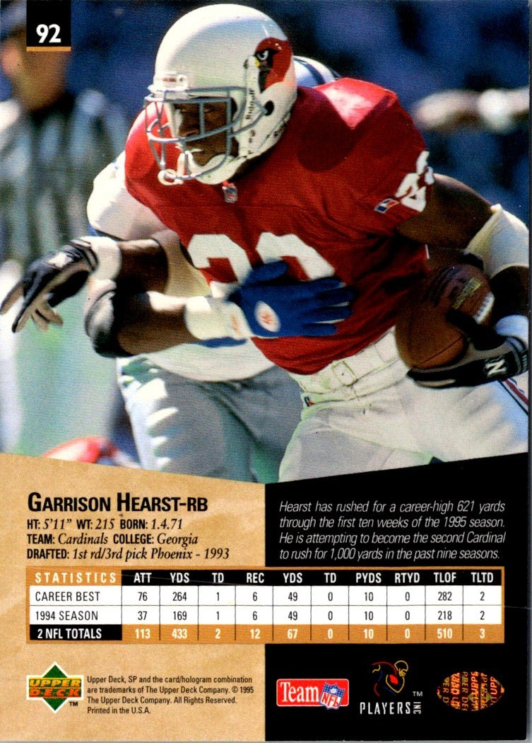 1995 SP Garrison Hearst