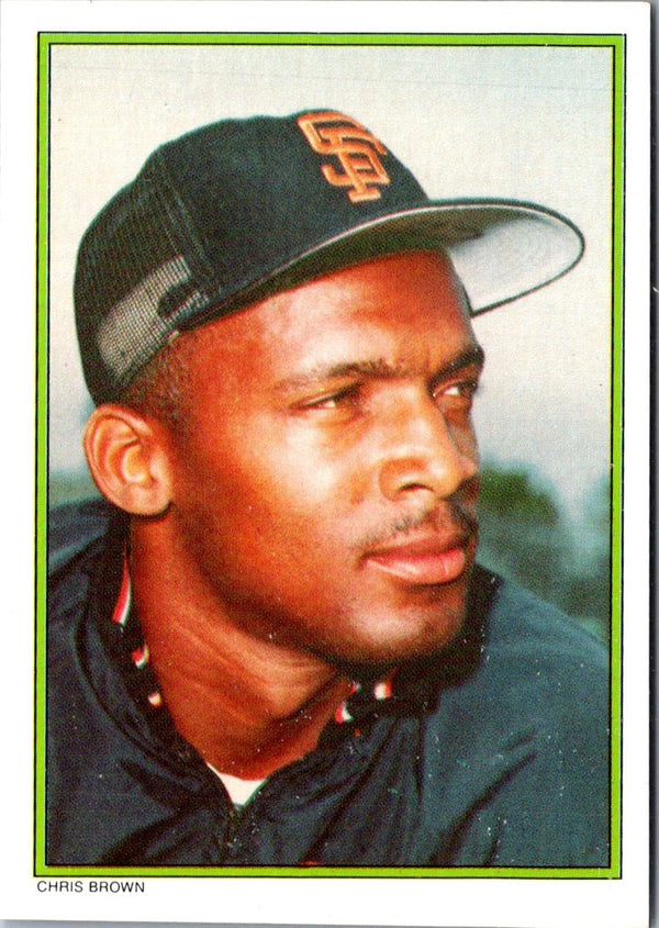 1986 Topps Glossy Chris Brown #10