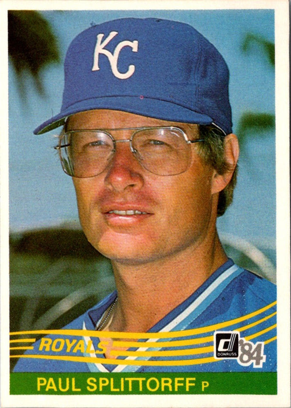 1984 Donruss Paul Splittorff #521