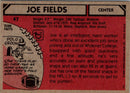 1980 Topps Joe Fields