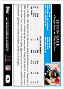2005 Topps Justin Gage