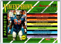 1993 Bowman Football Vincent Brown #238