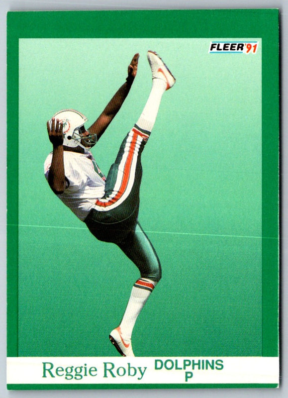 1991 Fleer Reggie Roby #129
