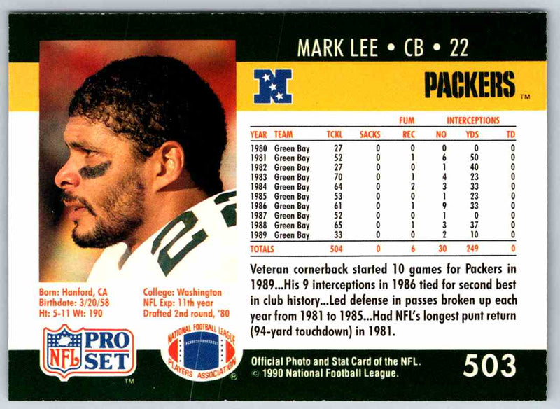1990 Proset Mark Lee